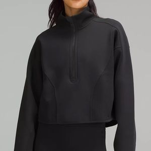 NWT *Lululemon Mixed Media Half Zip Pullover